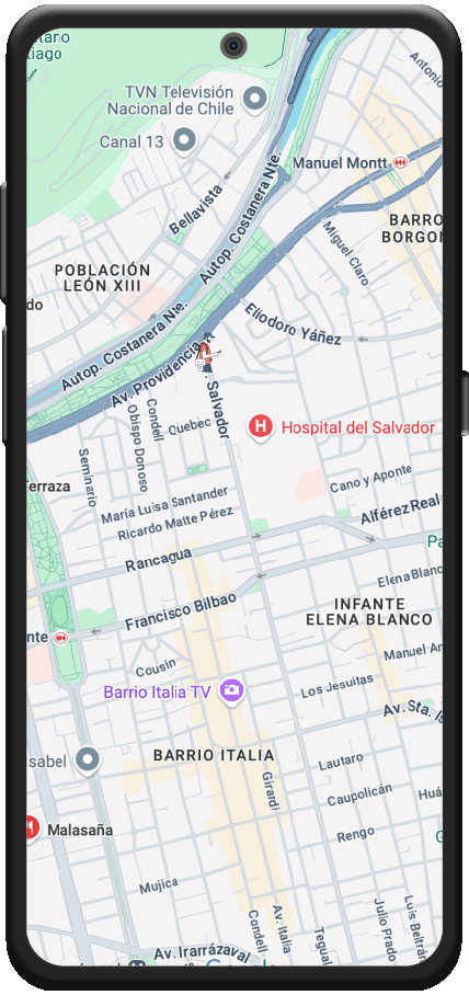 Demostración de la ruta en Billing On Site